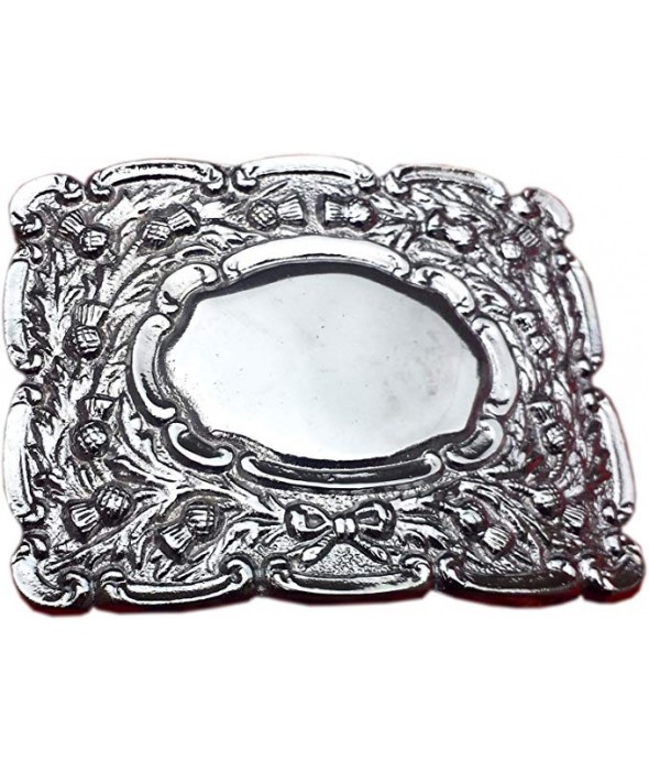 Men's Scottish Kilt Belt Buckle Various Designs Antique Brass Finish (IRISH HARP) 