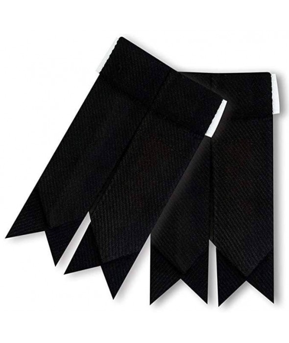 Black Tartan Kilt Flashes