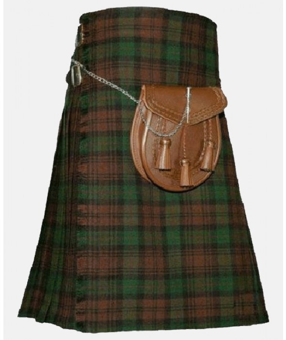 Brown Watch Tartan Kilt For Man