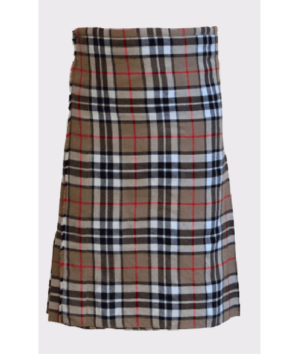 Camel Thompson Scottish Tartan Kilt