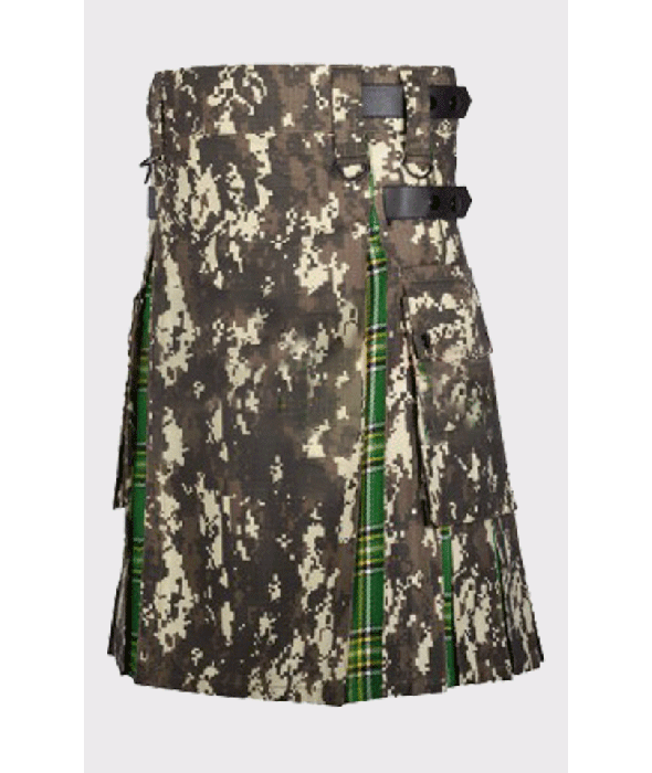Camo Hybrid Kilt For Men