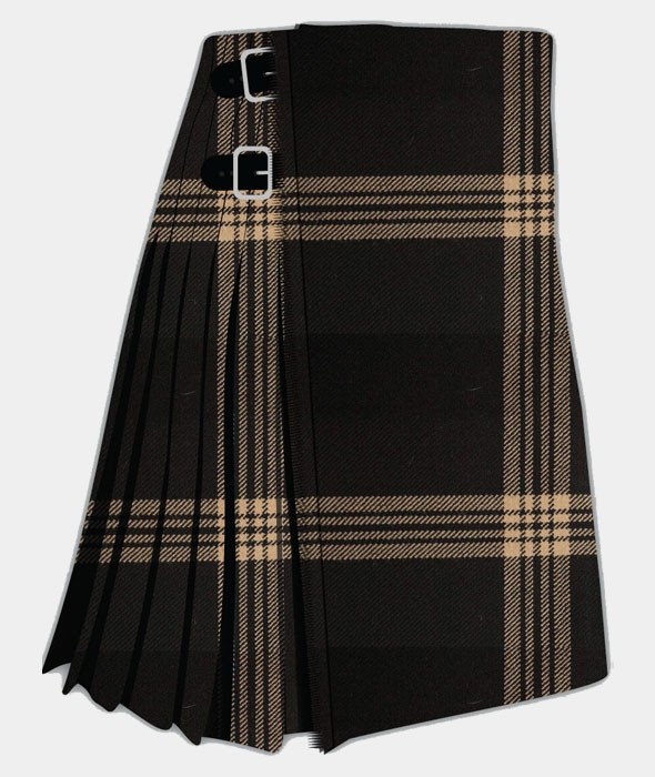 Clan Celtic Black Tartan Kilt