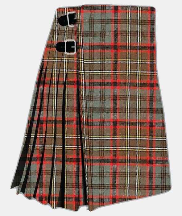 Clan Cunningham Hunting Weathered Tartan Kilt