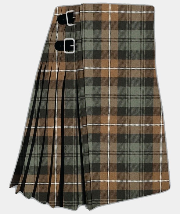 Clan Forbes Weathered Tartan Kilt