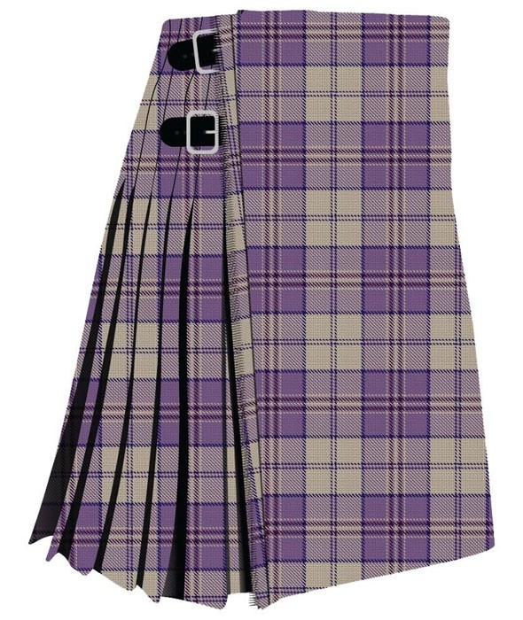 Clan Highland Dancer Harris Lilac Tartan Kilt
