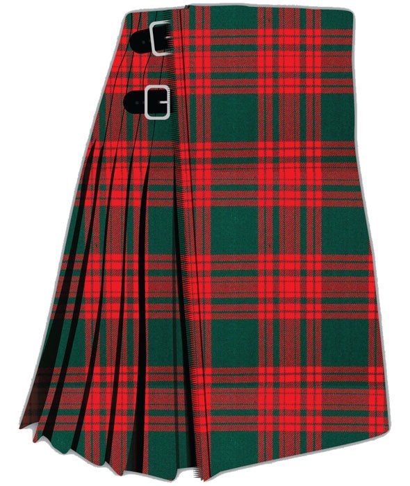 Clan Menzies Green Modern Tartan Kilt