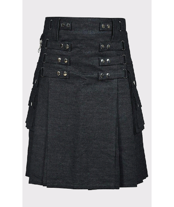 Denim Fashion Kilt