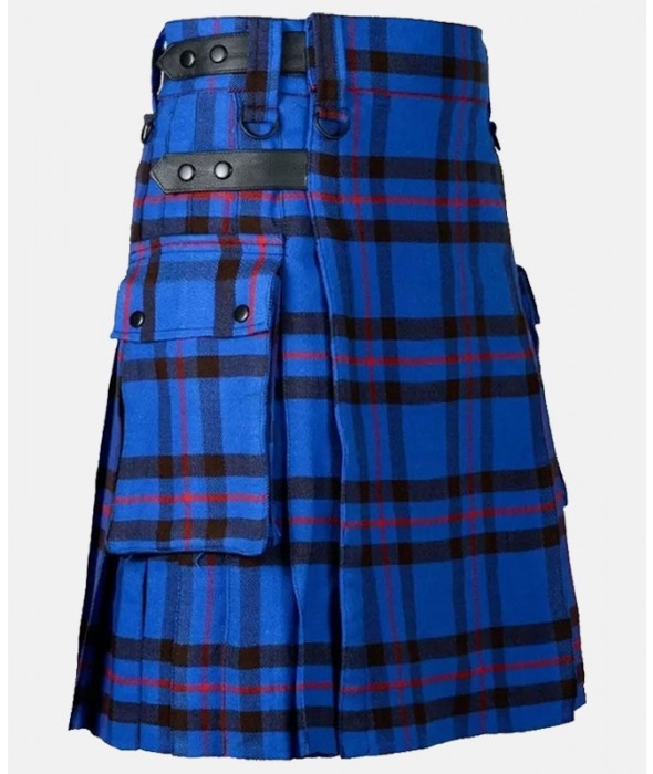 Elite Tartan Utility Kilt For Men