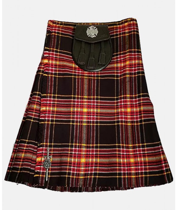 Firefighter Premium Tartan Kilt For Men