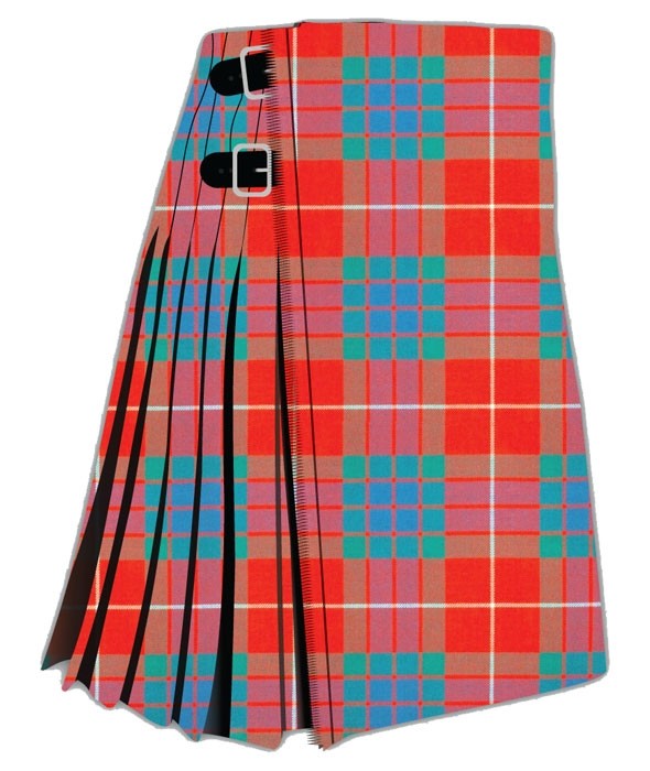 Fraser Red Modern Tartan Kilt
