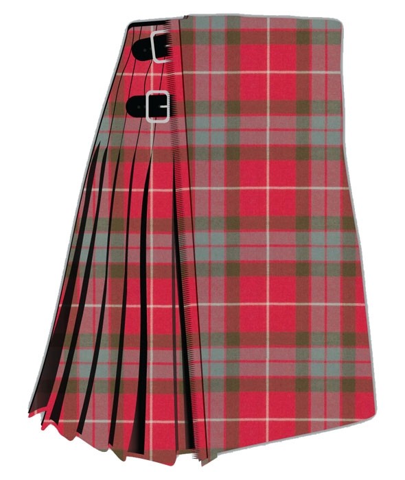 Fraser Red Weathered Tartan Kilt