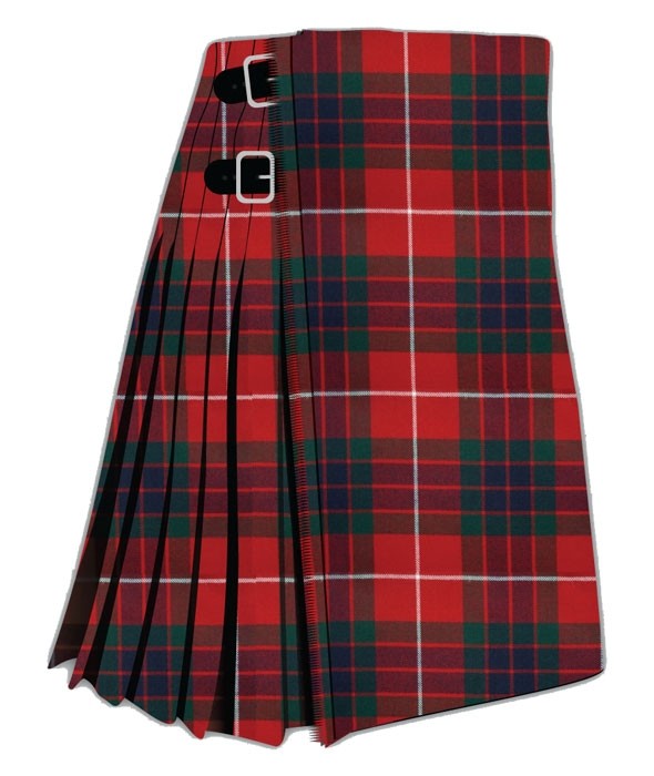 Frazer Red Modern Tartan Kilt