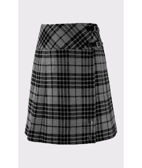 GREY TARTAN WOMEN KILT