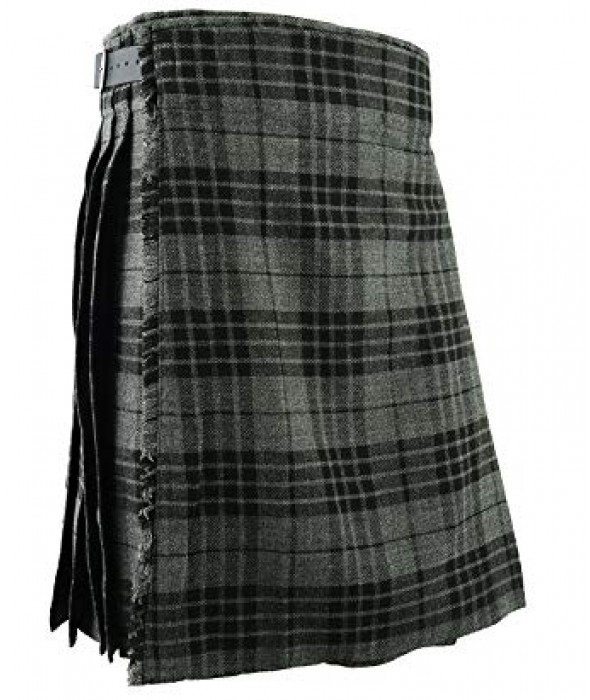 Grey Hamilton Tartan Kilt