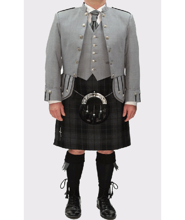 Grey Sheriffmuir Outfit For Men