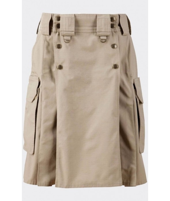 khaki combat utility kilt