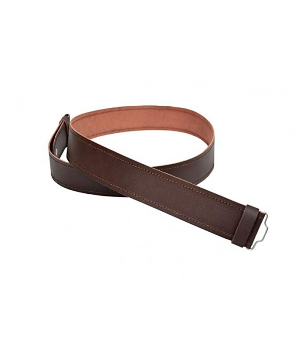 Highland Brown Plain Leather Kilt Belt-Highlander Kilt