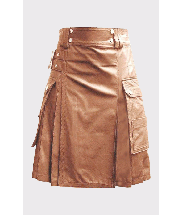 Luxury Leather Kilt