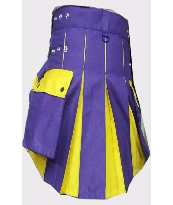 Men,s Two Tonned Hybrid Utility Kilt