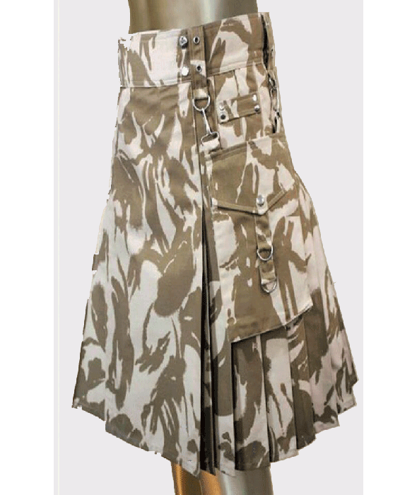 Military Camo Utility Kilt