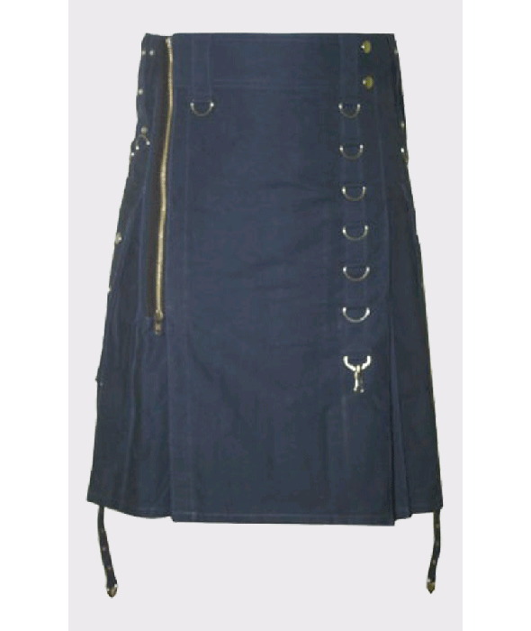 MODERN BLUE SCOTTISH KILT FOR MEN