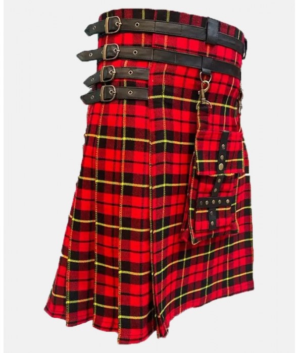 Modern Wallace Tartan Utility kilt