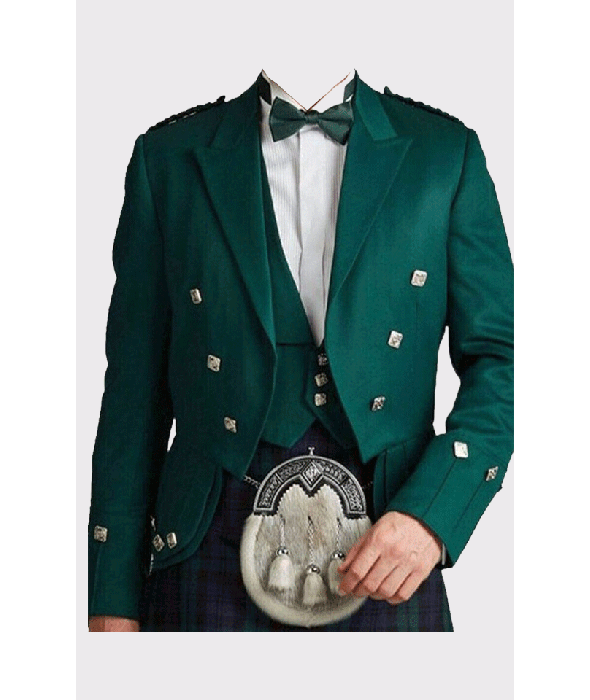 Prince Charlie Green Jacket &West