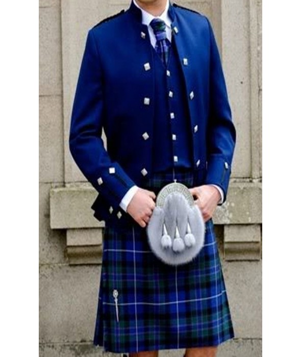 Prince Charlie Outfit With Blue Sheriffmuir Jacket
