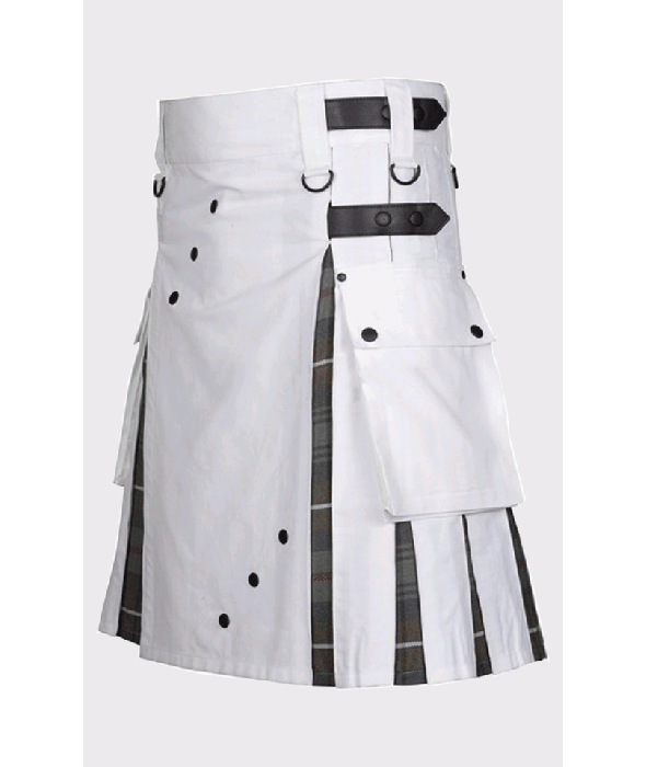 White Hybrid Kilt