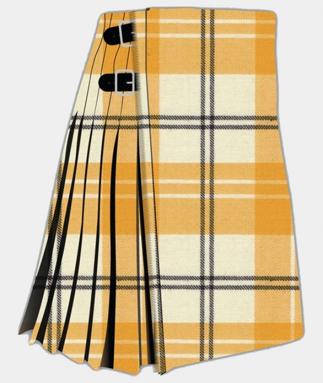 Ailsa Gold Tartan Kilt