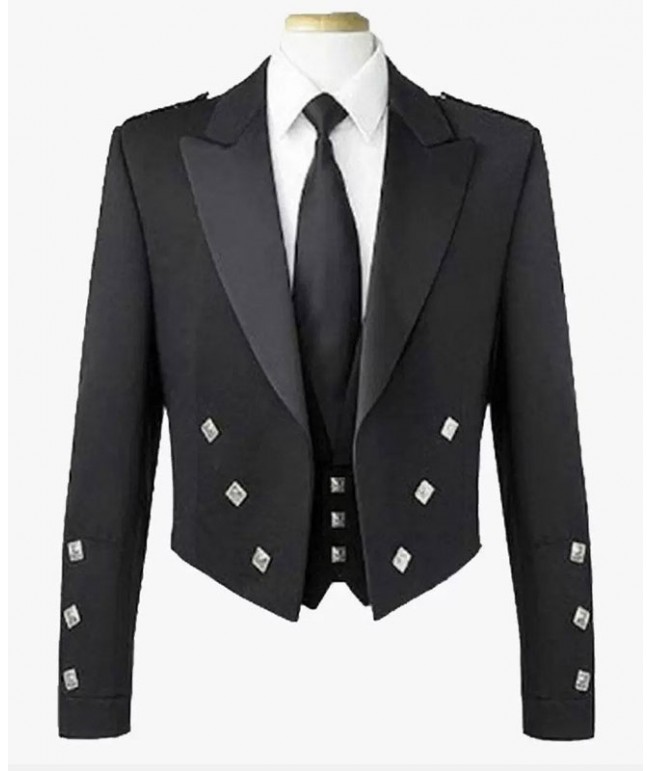 Black Prince Charlie Jacket & Waistcoat