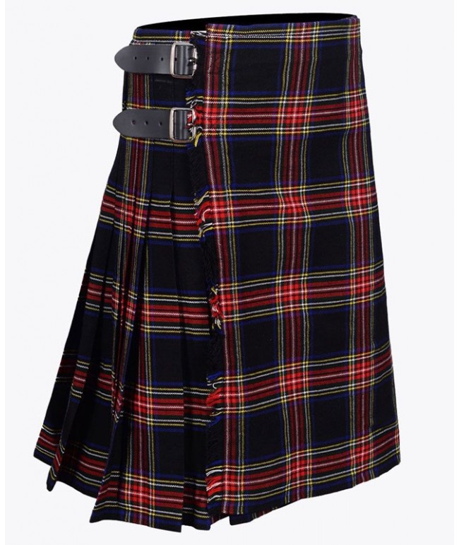 Black Stewart Tartan Kilt