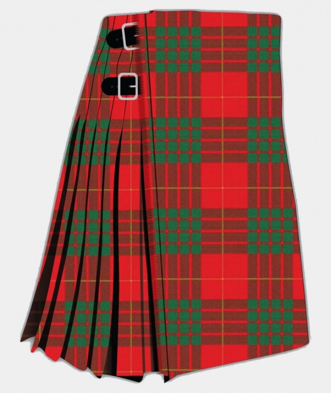 Cameron Clan Muted Tartan Kilt
