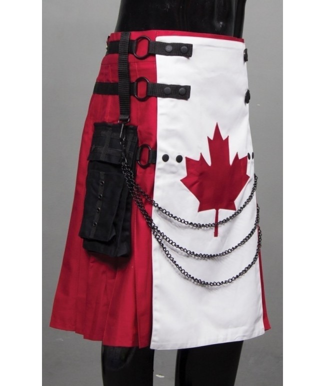 Canadian Flag Patriotic Hybrid Utility Kilt