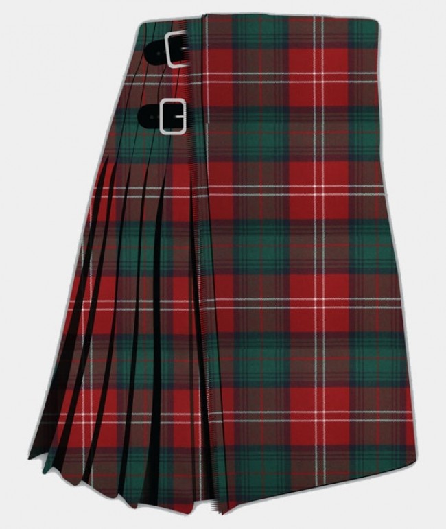 Chisholm Red Hunting Modern Tartan Kilt