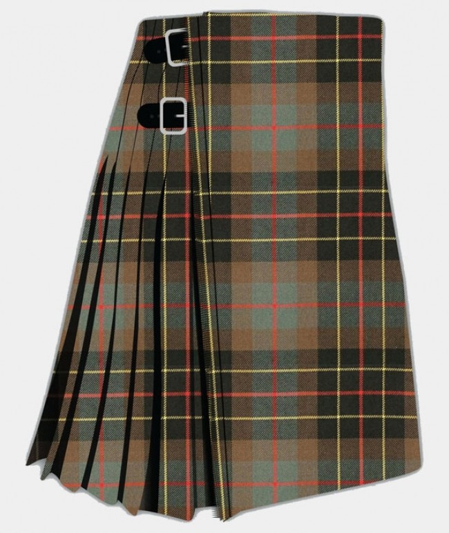 Clan Brodie Hunting Weathered Tartan Kilt