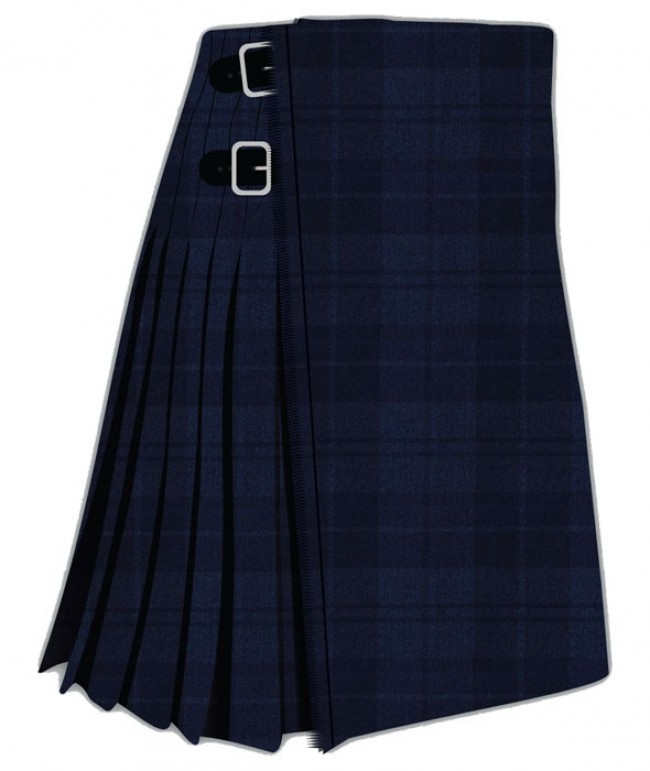 Dark Douglas Navy Tartan Kilt