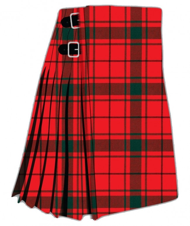 MacDonald of The IsIes Red Modern Tartan Kilt