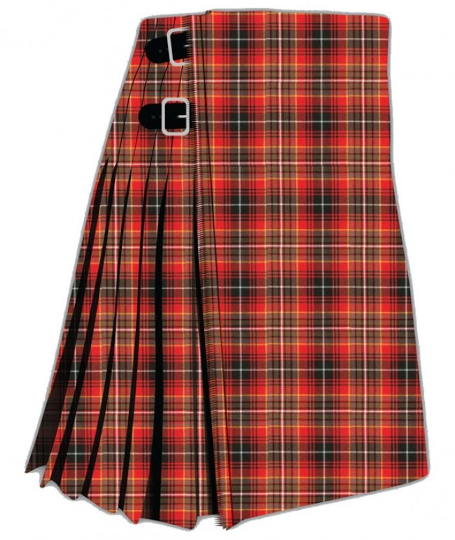 Macinnes Red Weathered Tartan Kilt