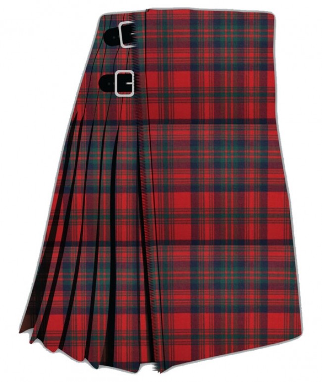 Matheson Red Modern Tartan Kilt