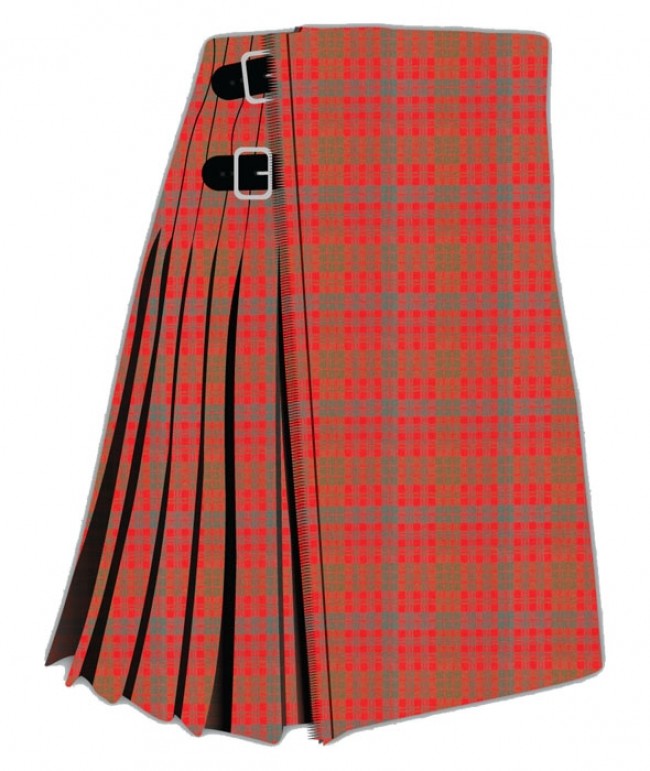 Ross Red Weathered Tarta Kilt