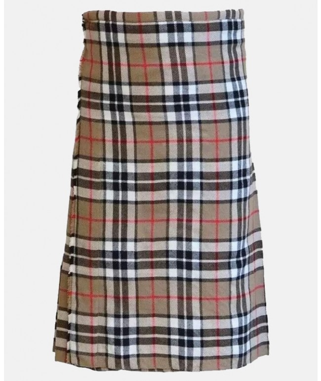 THOMPSON CAMEL TARTAN KILT
