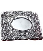 Men's Scottish Kilt Belt Buckle Various Designs Antique Brass Finish (IRISH HARP) 