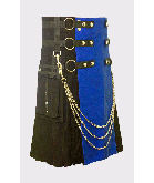 BLACK & BLUE UTILITY HYBRID KILT