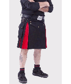 Black & Red Hybrid Utility Kilt