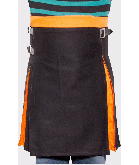 Black and orange Double Tonned Kilt