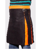 Black and orange Double Tonned Kilt