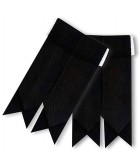 Black Tartan Kilt Flashes