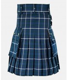 Blue Douglas Tartan Utility Kilt