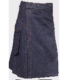 Deluxe Denim Utility Kilt